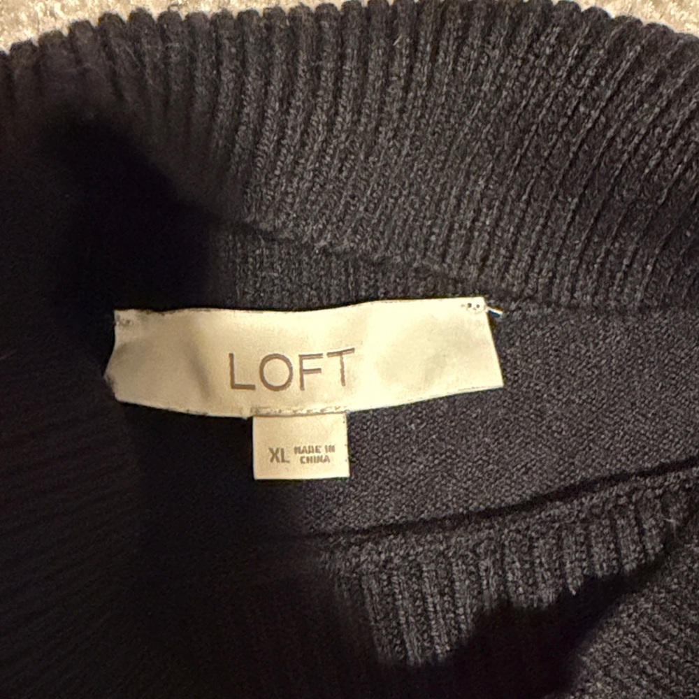 Abercrombie & Fitch Women's Turtleneck Sweater Pair - Black & Taupe - Picture 2 of 4